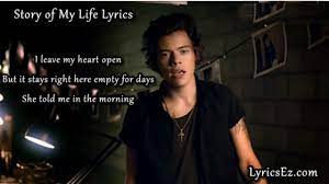 Story of my life is the second single off of one direct. Story Of My Life Lyrics One Direction Lyricsez
