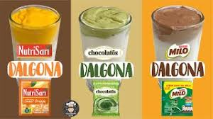 Cara membuat dalgona coffee tanpa mixer: Resep Dalgona Nutrisari Dalgona Matcha Dalgona Milo Takaran Sendok Special Episode Youtube