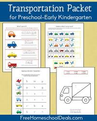 Free Transportation Themed Printable Packet For Prek Early K Transportation Theme Preschool Transportation Preschool Preschool