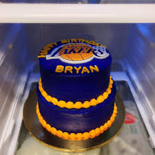 Lakers Cake Lakercake Lakerscake Twotiercake Chefmaster Instacake Cake Pumpkin Cake Cupcake Cakes