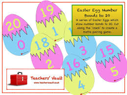 Click below for easter maths brain teasers. Easter Egg Number Bonds To 20 Number Bonds To 20 Number Bonds Maths Activities Ks1