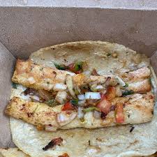 The fish filets turn out deliciously crisp after air frying, and they pair perfectly with the crunchy slaw and creamy. Fish Tacblog