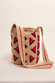 Guanabana Big Wayuu Bag Fuchsia Bags Wayuu Bag Coin Purse