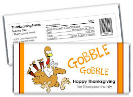 Looking to give something different to bring the hostess with the mostess hosting a thanksgiving dinner? Gobble Gobble Thanksgiving Candy Bar Wrappers Candybarwrappers Com
