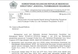Maybe you would like to learn more about one of these? Penghentian Penyaluran Dana Tunjangan Profesi Guru Dan Tambahan Penghasilan Ta 2016 Panduandapodik Id