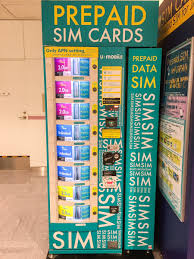 一時帰国SIMカード 成田空港自動販売機で購入 - ドイツ生活 徒然記