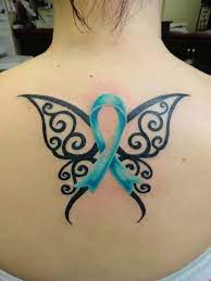 Cancer ribbon tattoos with flowers. Schmetterling Bedeutung Und Symbole Tattoo Wallpaper Deko Farbe Feiern Schmetterlingtattoo Rucken Tattoos Cancer Ribbon Tattoos Ribbon Tattoos Tattoos