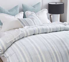 5 out of 5 stars. Hawthorn Stripe Cotton Duvet Cover Shams Pottery Barn Canada