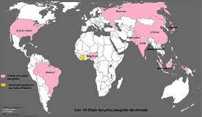 Ce graphique montre les 20 pays les plus peuplés du monde en 2020, en fonction de la part de la population mondiale. Les 10 Etats Les Plus Peuples Du Monde Je Passe Mon Brevet