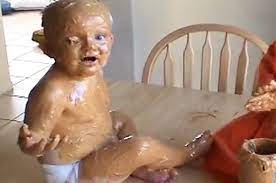 Or This Beautiful Take On Wii Bowling Peanut Butter Baby Best Peanut Butter Peanut Butter Meme