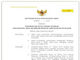 Bahwa untuk kelancaran pelaksanaan administrasi pemerintahan desa dan meningkatkan pelayanan kepada masyarakat desa, perlu mengangkat, sekretrasis desa, kepala seksi dan kepala urusan desa, b. Contoh Sk Pemberhentian Perangkat Desa Tahun 2019 Masnurul