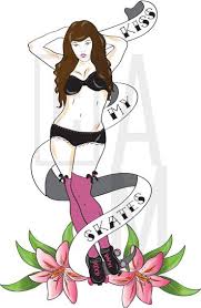 Tattoo Design Roller Derby By Rottendolly On Deviantart Roller Derby Tattoo Roller Derby Roller Derby Art