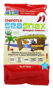 Seasnax Premium Seasoned Seaweed Snack Grab Go Spicy Chipotle Seaweed Snacks Snacks Roasted Seaweed Snack