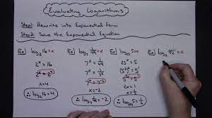 Evaluating Logarithms Without A Calculator Printable Worksheets Algebra 2 Algebra