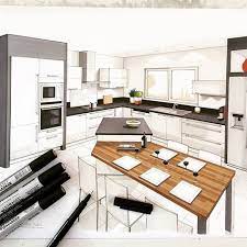 decoration d interieur cuisine n 1 interieur moderne de cuisine croquis maison maison dessin