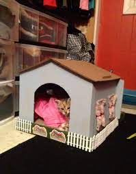 pin by jaimie georgetti on diy crafts cardboard cat house cat house diy diy dog stuff