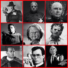 Freddy Krueger Vs Jason Vs Michael Myers Vs Chucky Icon Roll Call Halloweeniscoming Halloween Iconic Horror Freddykrueger Jasonvoorhees Pinhead Michaelmyers Chuc Horror Michael Myers Freddy Krueger