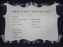 Negara negara negara harus seperti itu bukan hanya di surga di duniapun bisa. Penggunaan Lagu Kebangsaan