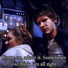 Romantic tension between han solo and princess leia was evident right from the start, but it wouldn't begin to manifest heavily until the empire strikes back.after solo saved luke skywalker from the frozen surface of hoth, general rieekan temporarily grounded all ships from leaving the system— a perfect excuse for han to tease leia. A Galaxy Kinda Sorta Close To Home