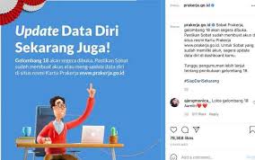 Akan tetapi saat ini sudah bulan agustus dan bulan juli sudah tidak ada pembukaan pendaftaran kartu prakerja gelombang 18,. F0ufben3ygrwxm
