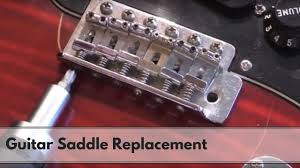 Faber usa is the exclusive distributor of german guitar parts for gibson, epiphone & variety of imported guitars parts and equipment styles including bridges, studs, tailpieces, tuners. How To Replace Guitar Bridge Saddles Youtube