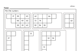 Mixed operations math cross number puzzle slightly more advanced than the sheet above. Math Puzzle Worksheets For Kids In 1st To 6th Grades Edhelper Com