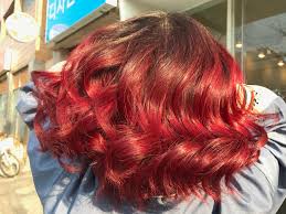 Long straight hairstyle with long side bangs length: How To Get Ruby Red Hair Color From Dark Brown Ugly Duckling