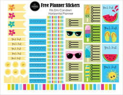free printable planner stickers customizable instant download