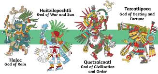 I think the kids will there are 10 different aztec gods to colour in. Who Are The Aztec Gods Aztec God Facts For Kids