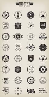 Freebie 32 Hipster Badges Ai Eps Png Graphic Design Logo Hipster Logo Hipster Design