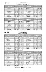 Jadwal kereta api tegal cirebon. Jadwal Perjalanan Kereta Api Tahun 2015