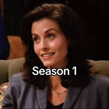 Monica Geller's hair over the season