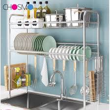Over 20 years of experience to give you great deals on quality home products and more. Stainless Steel Dish Rack Kitchen Sink Rack Storage Rak Pinggan Rak Dapur Shopee Malaysia