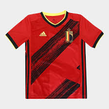Camisa Selecao Belgica Infantil Home 20 21 S NÂº Adidas Vermelho Allianz Parque Shop