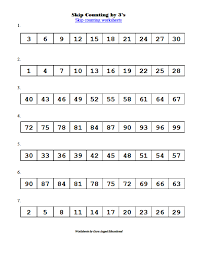 Looking for more fun skip counting activities to make learning to skip count fun? 2nd Grade Math Skip Counting By 3 S And 4 S Worksheets Steemit