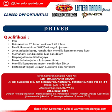 Check spelling or type a new query. Loker Sopir Terbaru Soloraya Lowongan Kerja Sopir Trailer Jurusan Semarang Jakarta Dan Surabaya Di Pt Bhakti Abadi Sejahtera Semarang Portal Info Lowongan Kerja Di Semarang Jawa Tengah Terbaru 2021