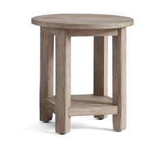 The circular shape makes this. Benchwright 23 Round End Table Pottery Barn