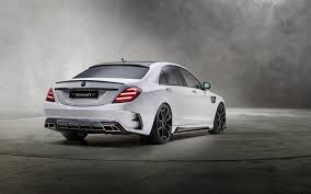 Download Wallpapers Mercedes Benz S63 Amg 2018 Mansory New White S63 Tuning Rear View Exterior German Cars Mercedes Besthqwallpapers Com Mercedes Benz Mercedes Benz
