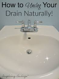 how to unclog your drain naturally 2