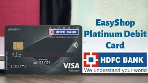 It offers 1% cashback as a reward when you pay using this debit card online or at any retail store. Hdfc Bank Easyshop Platinum Debit Card Benefits Features Review Premium Cashback Debit Card Youtube