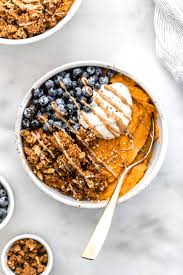 Salt, garlic powder and chipotle powder and toss until well combined. Fluffy Paleo Sweet Potato Breakfast Bowl Eat With Clarity