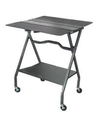 Retail folding table on wheels. Rolling Folding Table