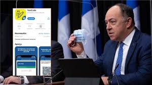 The quebec government's vaxicode app is shown on a phone in montreal, wednesday, august 25, 2021. Gad9midoplv4rm