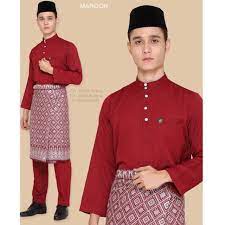Yg pasti punya nya abang! 35 Terbaik Untuk Baju Melayu Merah Maroon Lamaz Morradean