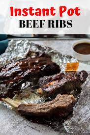 I cannot tell you how many times i have gone to cook dinner and realized i forgot to set out my meat. Instant Pot Ribs Fall Off The Bones Beef Ribs Low Carb Gluten Free