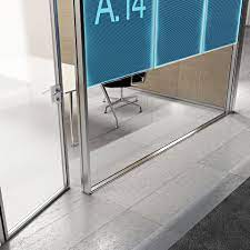 Kristal Twin Double Glass And Frame Recessed In Floor Kristal Twin Doppio Vetro E Cornice Incassa Arredamento Per Ufficio Ufficio Moderno Ufficio