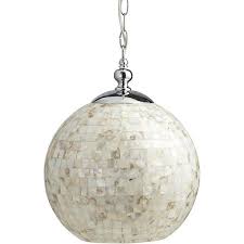 pier one mother of pearl hanging lamp 150 liked on polyvore lamp pendant lamp hanging lamp