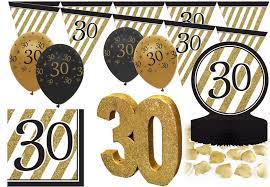 Geburtstag gold silber schwarz partyartikel deko feier zahl 29+ 30 geburtstag deko ideen.shutterbabe.org 30. Paket 26 Teile Set Zum 30 Geburtstag Oder Jubilaum Party Deko In Schwarz Amp Gold Anniversary House
