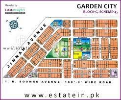 Come discover a rhode island classic. Layout Plan Siteplan Map Of Block C Garden City Scheme 45 Karachi