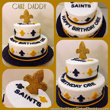 New Orleans Themed Birthday Cakes New Orleans Saints Themed Birthday Cake Themed Birthday Cakes Wedding Cake Toppers Cake